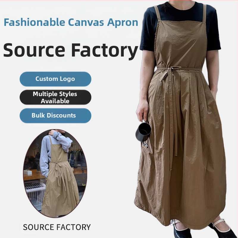 Bez piedurknēm fartuks – poliesteris, traipu izturīgs, modernas minimalistiskas stils, vienkrāsains