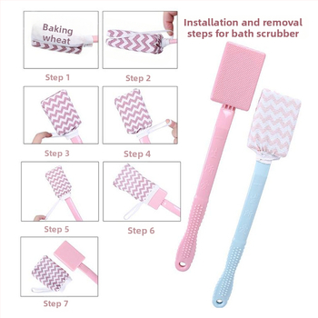 TAGL nugaros dušo šepetėlis su ilgu kotu - SA6yXcGp