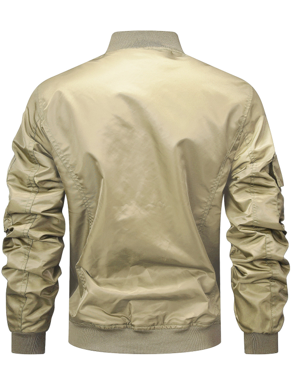 Pánska corduroy bomber bunda s kapucňou, zipsom a viacerými vreckami