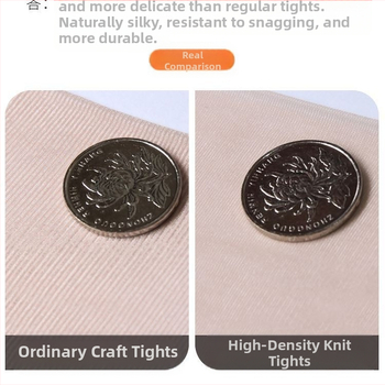 Чорапогащи над коляното, ултра тънки 0D денир, Т-crotch, едноцветен модел, невидими, антибактериални