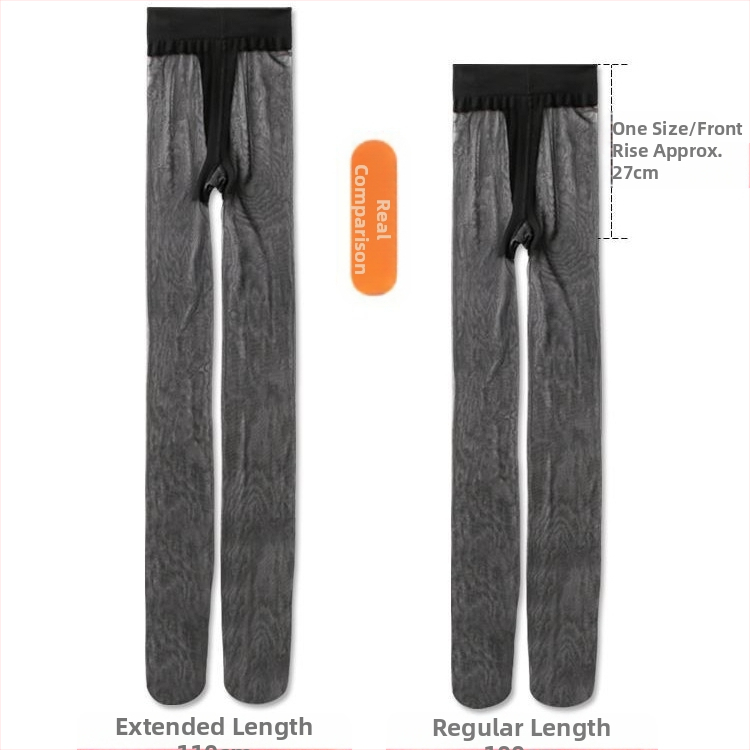 Stehenné pančuchy, ultra tenké 0D denier, T rozkrok, jednofarebný vzor, neviditeľné, antibakteriálne