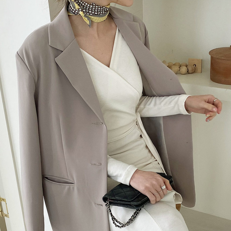 Șal pătrat din mătase sintetică, stil coreean, imprimeu geometric, țesătură simplă, accesoriu decorativ