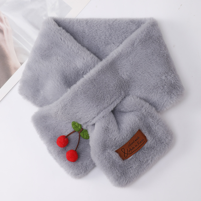 Női műszőrme sál, téli meleg, koreai stílus, keresztezett kendő, eredeti dizájn, warp szövés, kézzel készített