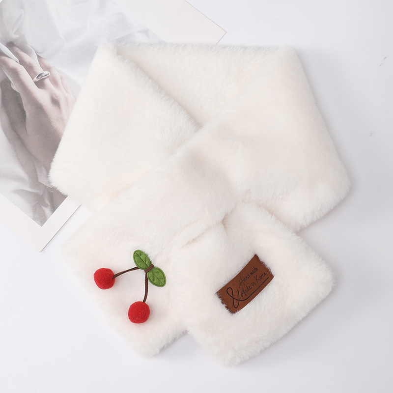 Női műszőrme sál, téli meleg, koreai stílus, keresztezett kendő, eredeti dizájn, warp szövés, kézzel készített