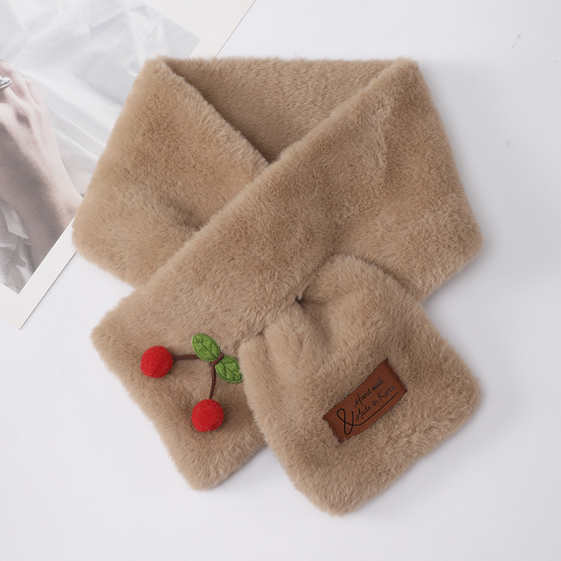 Női műszőrme sál, téli meleg, koreai stílus, keresztezett kendő, eredeti dizájn, warp szövés, kézzel készített