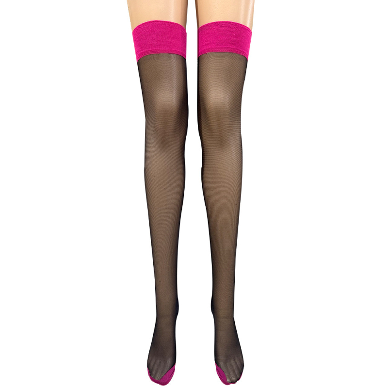 Секси чорапи над коляното с форма на крак и задна вертикална линия, ултра тънки 10D, повдигане на ханша и моделиране