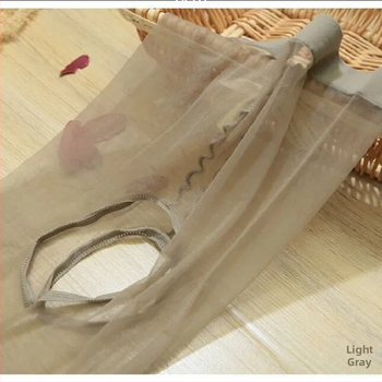 Pančuchy s otvoreným rozkrokom, ultra tenké, nylonová priadza jadro, jednoliaty vzor, tvarovanie