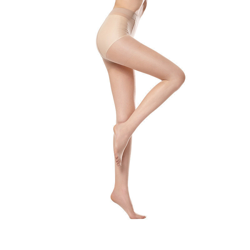 Dámske ultra tenké pančuchy na tvarovanie a proti trením, Core-spun vlákno, nylon 70–80%