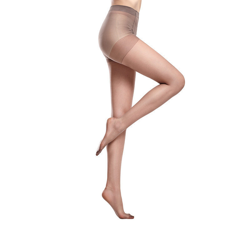 Dámske ultra tenké pančuchy na tvarovanie a proti trením, Core-spun vlákno, nylon 70–80%