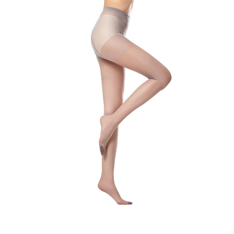 Dámske ultra tenké pančuchy na tvarovanie a proti trením, Core-spun vlákno, nylon 70–80%