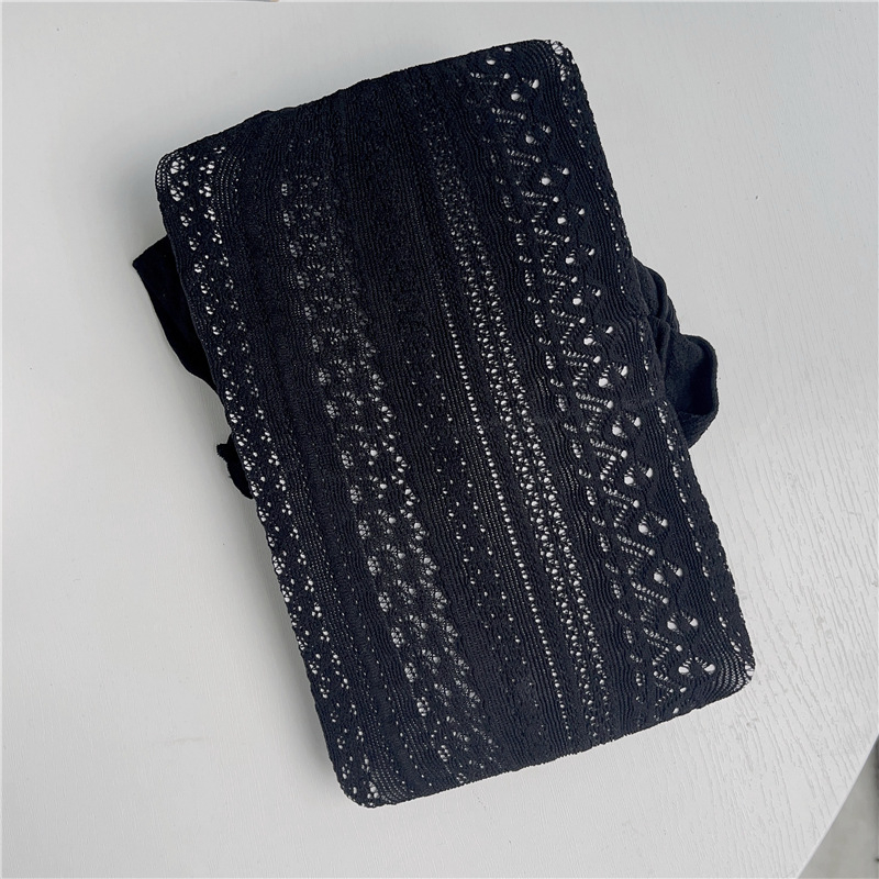 Nylonové pančuchové nohavice s čipkou a sieťovaným vzorom, tenké 15D, zvierací vzor, anti-zachytenie, sexy štýl