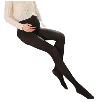 Tehotenské pančuchy s nastaviteľnou oporou brucha, anti-zachytávanie, stredná hrúbka, 70–80% polyester, kórejský štýl