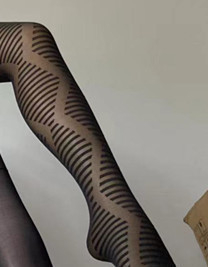 Tvárniace ultratenké nylonové pančuchy so jednoliatym vzorom