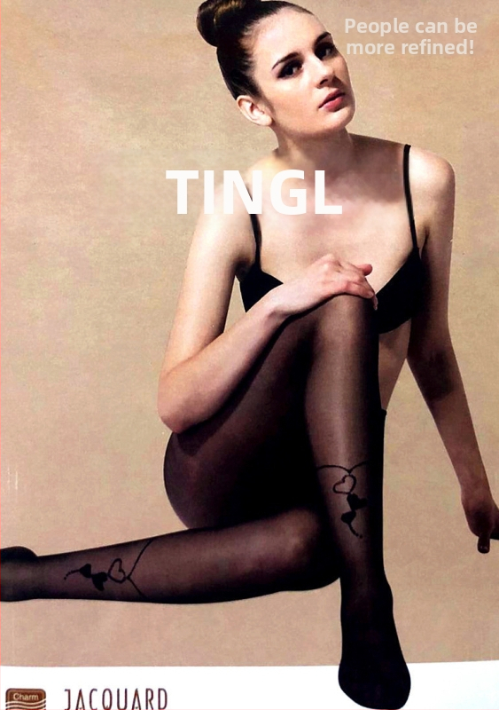 Tvárniace ultratenké nylonové pančuchy so jednoliatym vzorom