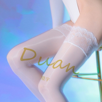 Nylonové pančuchy s dlhým valom, 15D, jednofarebné, tenké