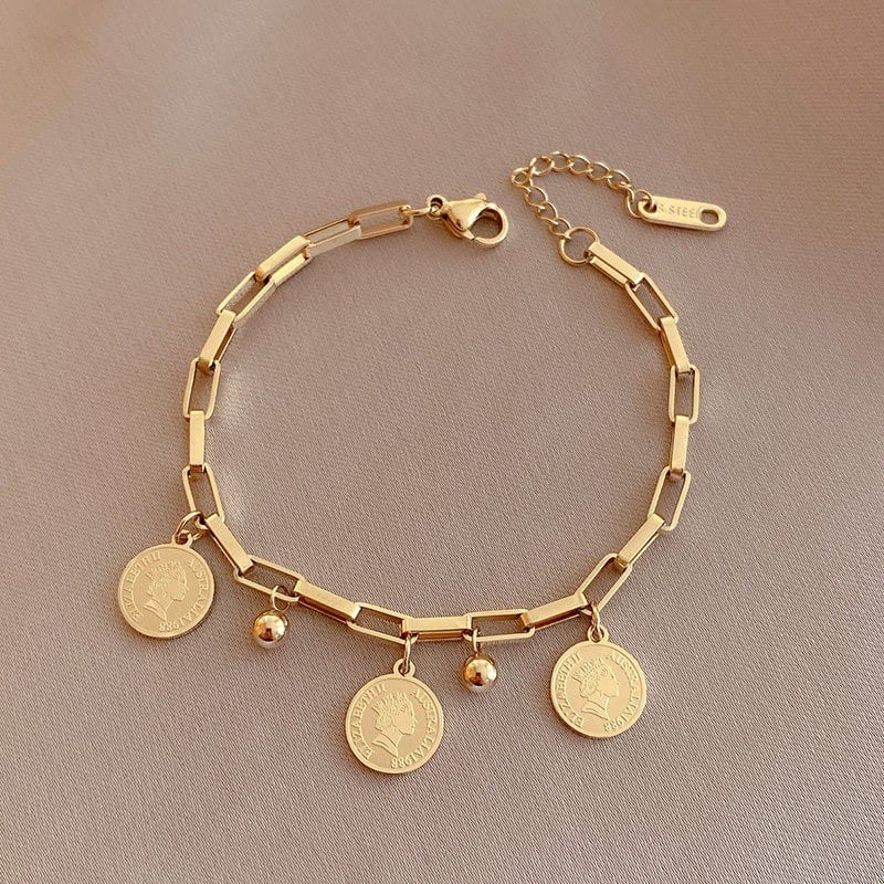 Brățară din oțel de titan, unisex, design original, motiv romb, placare electrolitică