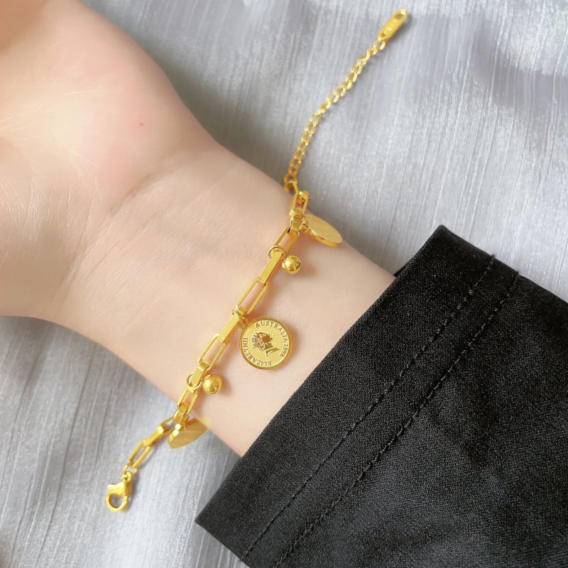 Brățară din oțel de titan, unisex, design original, motiv romb, placare electrolitică
