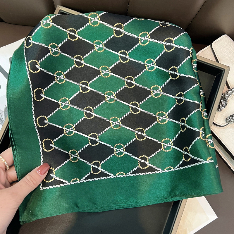 Mulberry Silk Μικρός Τετράγωνος Φουλάρι, Ύφανση Warp, Άνοιξη, Προέλευση Zhejiang, Στυλ: Προσωπική Τάση