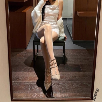 Harisnya ultra vékony 5D nylon-poliészter, egyszínű mintázat