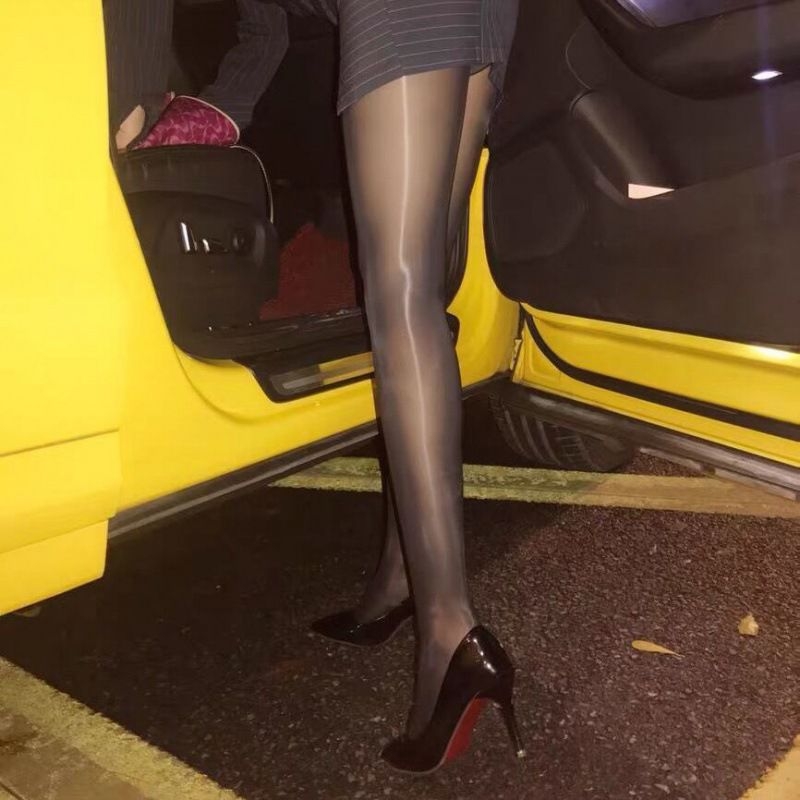 Harisnya ultra vékony 5D nylon-poliészter, egyszínű mintázat