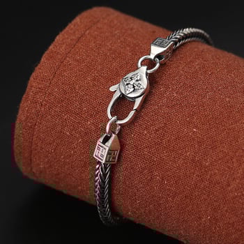 Rich deer 925 sterling srebrna unisex narukvica