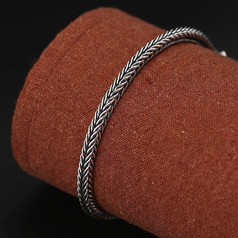 Rich deer 925 sterling srebrna unisex narukvica