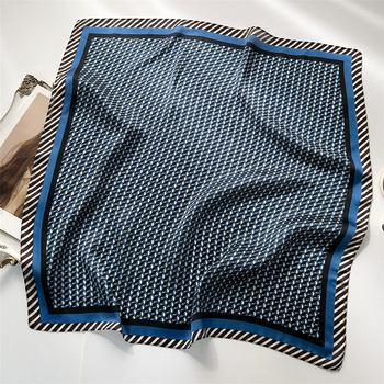 Otisnuti kvadratni šal TUPELUO iz Jinhua; jednostavno tkanje, 100% poliester