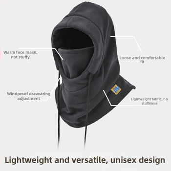 Χειμερινή μάσκα ποδηλασίας με αντιανεμική προστασία προσώπου και ενσωματωμένο κασκόλ