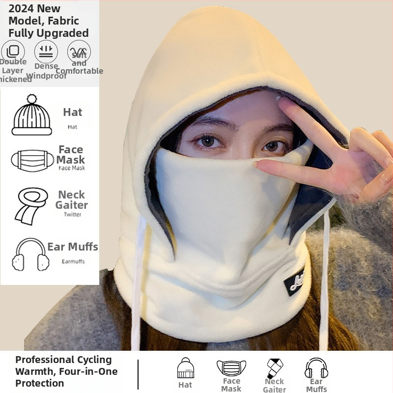 Χειμερινή μάσκα ποδηλασίας με αντιανεμική προστασία προσώπου και ενσωματωμένο κασκόλ