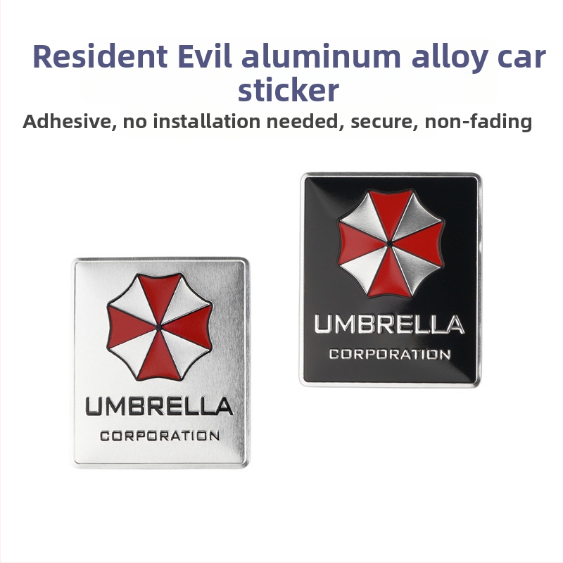 Nálepka na telo auta z hliníka, Biochemical Crisis vzor, silná priľnavosť