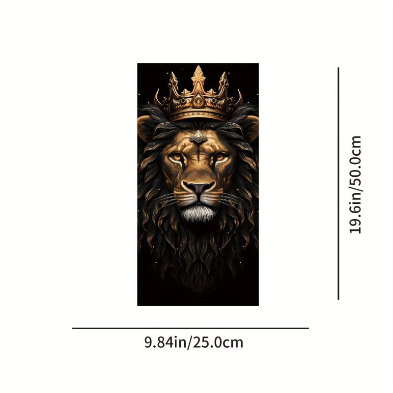 Sanxu Αυτοκόλλητο Σώματος Αυτοκινήτου, Διακοσμητική AB Κολώνα, Καρτούν Λιοντάρι Βασιλιάς, Κινούμενο Θέμα, Αυτοκόλλητο με Κόλλα