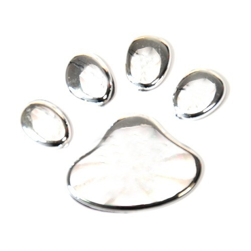 Par 3D auto naljepnica s medvjeđom šapom – karikatura stil, metal, ljepilo