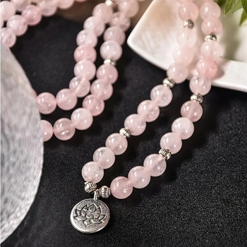 Narukvica s kristalom i lotusom — unisex, originalni dizajn, elektroplatiranje