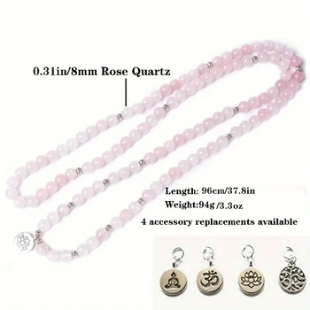 Narukvica s kristalom i lotusom — unisex, originalni dizajn, elektroplatiranje