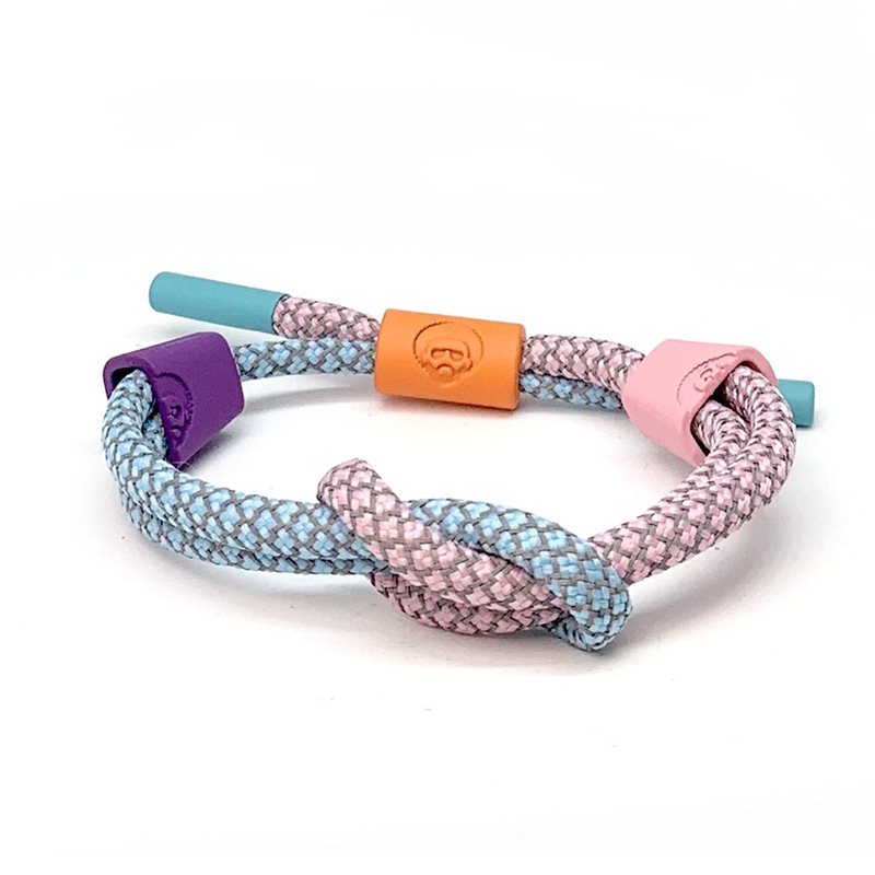 Uniszex műbőr karkötő holografikus fényvisszaverő zsinór-tekercs geometriai dizájn, márka Up