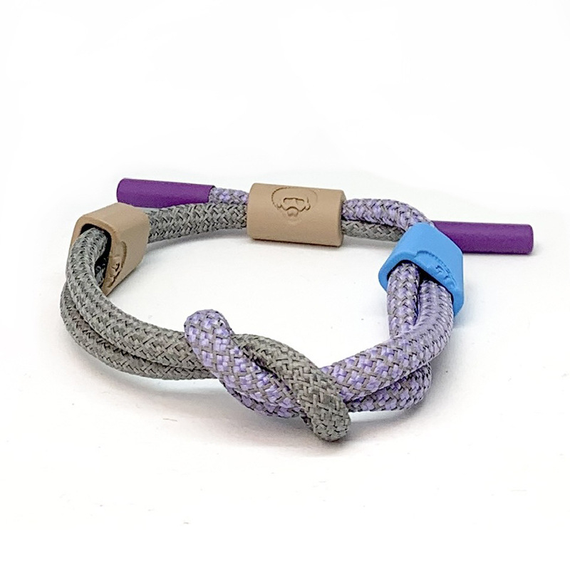 Uniszex műbőr karkötő holografikus fényvisszaverő zsinór-tekercs geometriai dizájn, márka Up