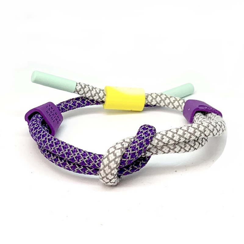 Uniszex műbőr karkötő holografikus fényvisszaverő zsinór-tekercs geometriai dizájn, márka Up