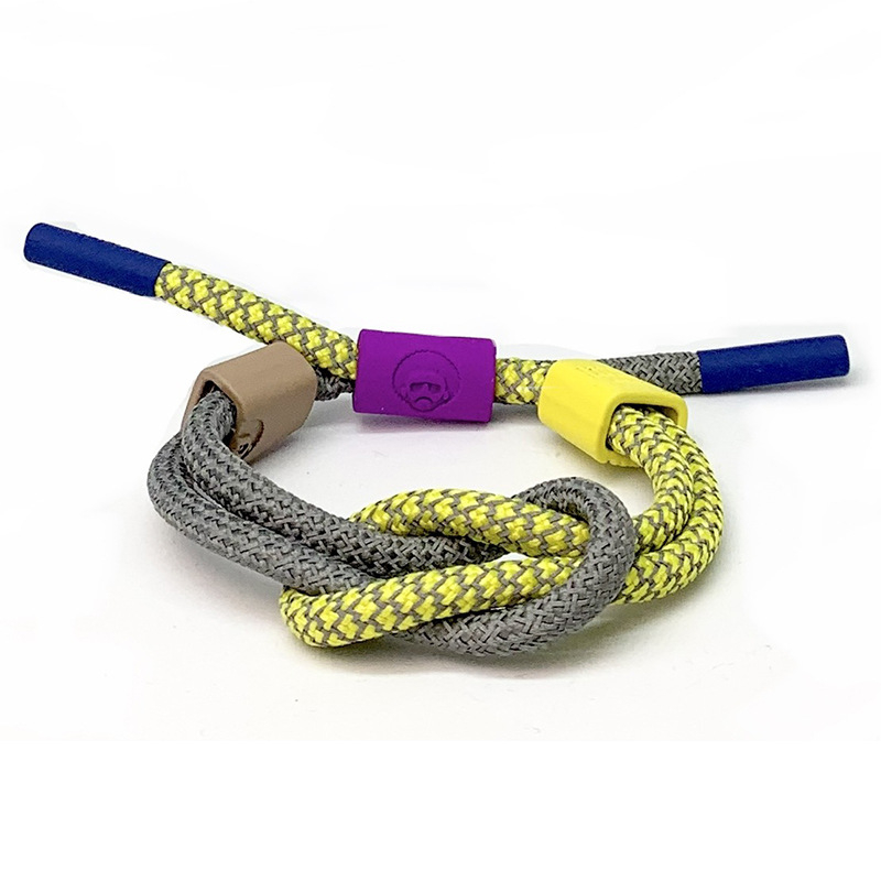 Uniszex műbőr karkötő holografikus fényvisszaverő zsinór-tekercs geometriai dizájn, márka Up