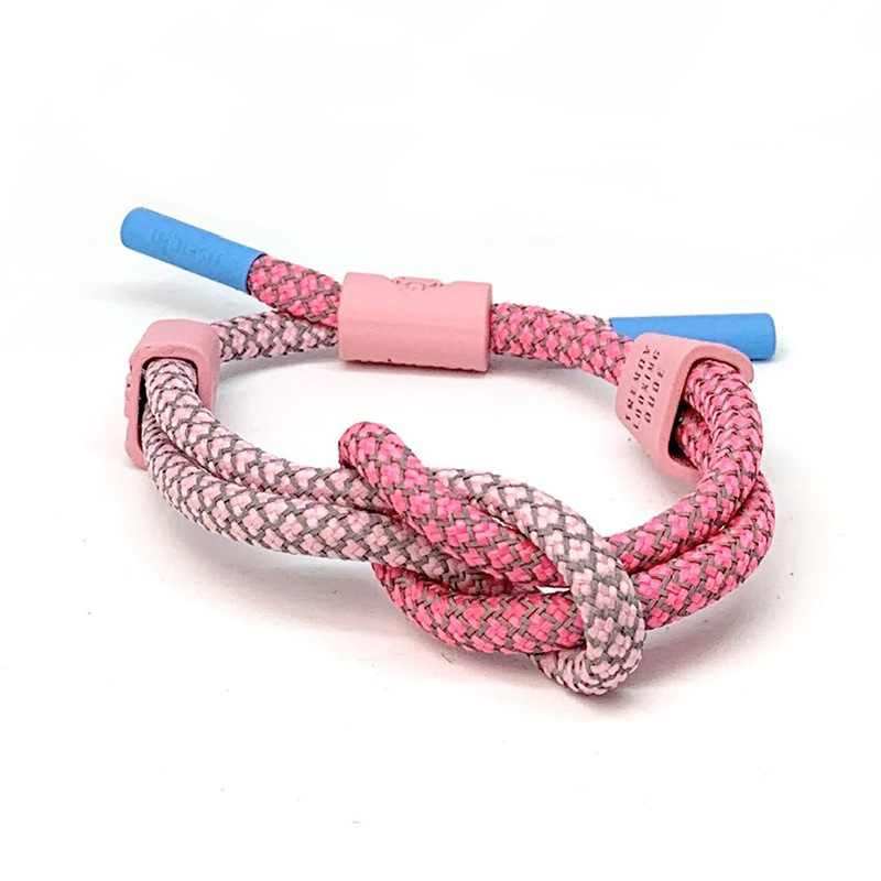 Uniszex műbőr karkötő holografikus fényvisszaverő zsinór-tekercs geometriai dizájn, márka Up