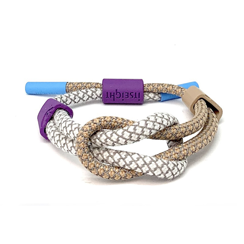 Uniszex műbőr karkötő holografikus fényvisszaverő zsinór-tekercs geometriai dizájn, márka Up