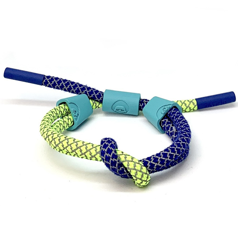 Uniszex műbőr karkötő holografikus fényvisszaverő zsinór-tekercs geometriai dizájn, márka Up