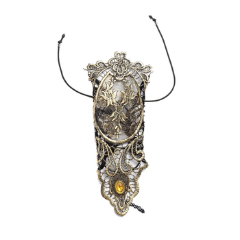 Csipkés ékszer – kézzel készített, eredeti tervezésű, rombusz motívum