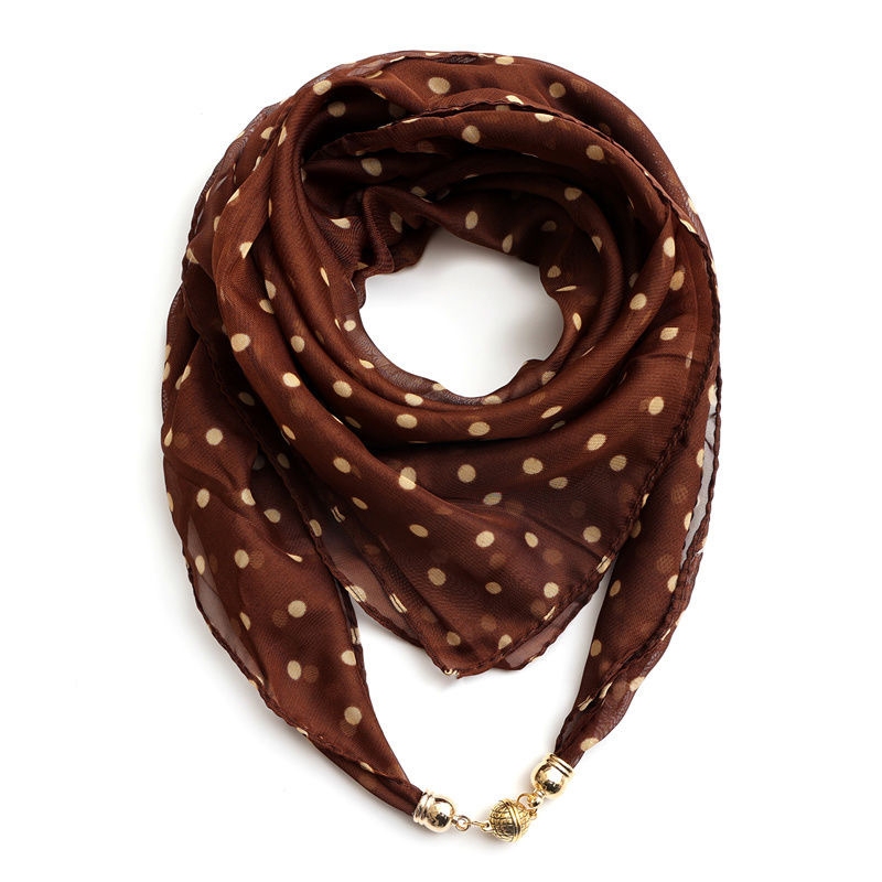 Warp-kötésű chiffon sál, poliészter anyag, tavaszi nyomtatás