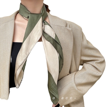 Bandă de păr din chiffon cu ciucuri, țesătură simplă, mătase sintetică, stil literar retro, accesoriu de vară pentru elevi și tineri