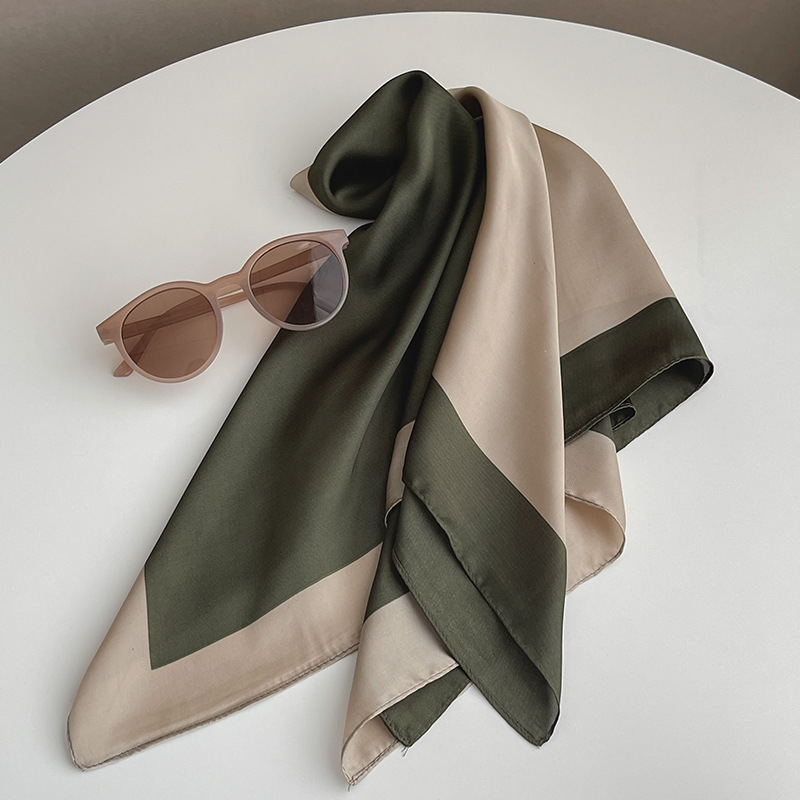 Bandă de păr din chiffon cu ciucuri, țesătură simplă, mătase sintetică, stil literar retro, accesoriu de vară pentru elevi și tineri