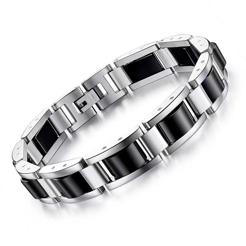 Narukvica minimalističkog stila od titan čelika, elektroplatiranje, unisex
