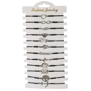 Karkötő ötvözetből, elektroplattázott kivitel, uniszex minimalist, motívum pillangó és Életfája