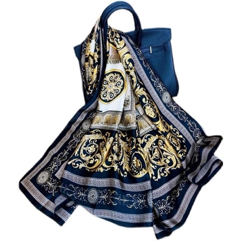 Hosszú imitált selyemsál, őszi–téli meleg, pulóver-kabát stílusú kapucnis, krepp szövet, poliészter anyag (>96%)