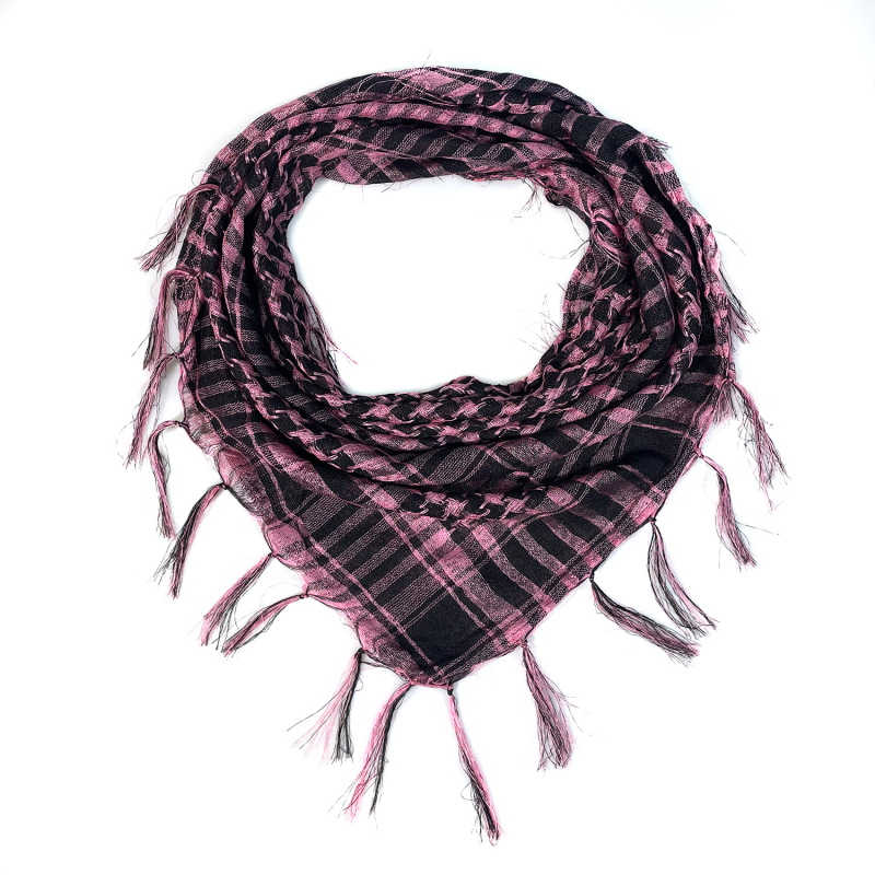 Τετράγωνο φουλάρι με μοτίβο Houndstooth, ύφασμα από δικτυωτό νήμα, Αραβικό φουλάρι για υπαίθρια στρατιωτική χρήση, κρόσια ερήμου