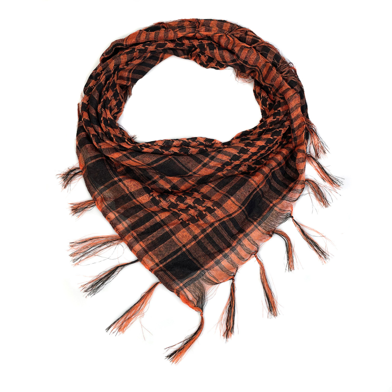 Τετράγωνο φουλάρι με μοτίβο Houndstooth, ύφασμα από δικτυωτό νήμα, Αραβικό φουλάρι για υπαίθρια στρατιωτική χρήση, κρόσια ερήμου